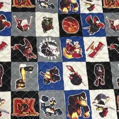 【希少レトロ】スーパードンキーコング Nintendo キルト生地 ハギレ