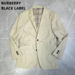 バーバリーブラックレーベル テーラードジャケット S ベージュ ノバチェック