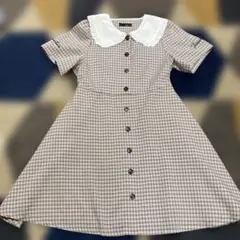 JENNI チェック柄　ワンピース