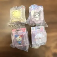 サンリオ　パッケージミニチュアコレクション　カプセルトイ　4点セット