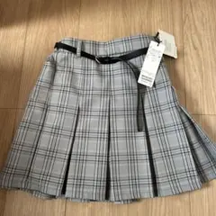 Lovetoxic チェック プリーツスカート 140