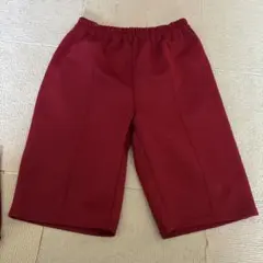 2枚セット体操服 ハーフパンツ エンジ色