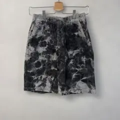 ZARA グレー・ブラック タイダイ ハーフパンツ 13-14歳