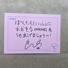 HANABI ウォヌ トレカ