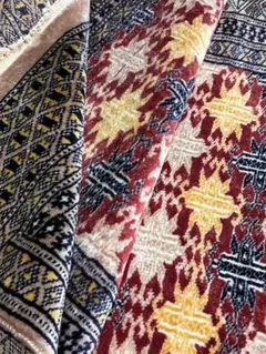 ✦vintage rug✦　154cm×89cm　ペルシャ絨毯　トライバルラグ