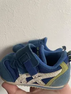 ASICS スニーカー 13.0cm 青