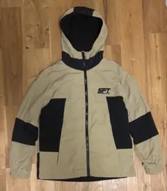 SFT ナイロンジャケット ベージュ×黒