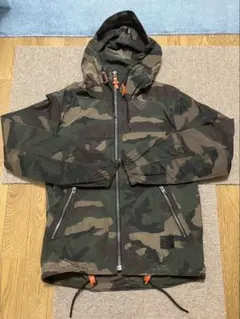 COACH コーチ カモフラ ナイロンジャケット ブルゾン XS 希少カラー 
