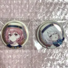 にじさんじ ビスケット 缶バッジ 笹木咲 椎名唯華