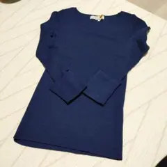 PAUL & JOE ネイビー リブ編みニットのサムネイル