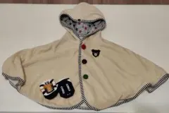ミキハウス　ベビーポンチョ　ダブルビー　　オマケ付き