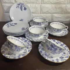 新品】バーレイ ブルーアジアティックフェザンツ 2段 ケーキスタンド