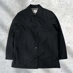 ステンカラーコート ヴィンテージ アーカイブ カジュアル y2k ブラック M