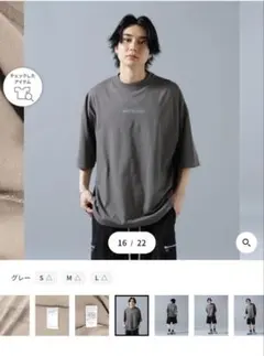 WHITELAND グレー Tシャツ L