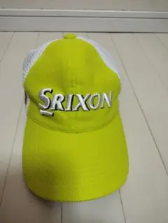 Srixon イエローメッシュキャップ