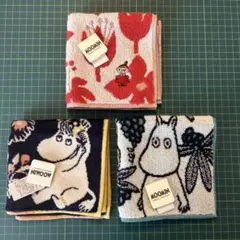 【新品3枚セット】ムーミンタオルハンカチ