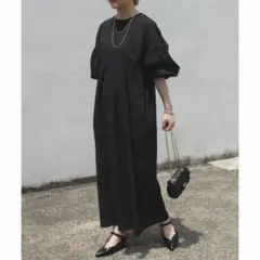 LAVEANGE ラビアンジェ ふくれジャガードワンピース