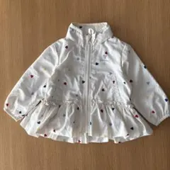 petit main ハート柄ジャケット 90