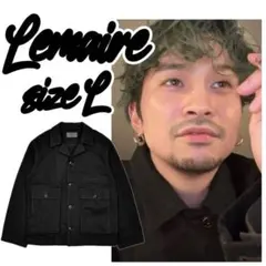 m*K様 [ 常田大希 着用 ] LEMAIRE 黒 ボクシージャケット 定価11.9万/常田大希】LEMAIRE BOXY JACKET ブラック M - メルカリ