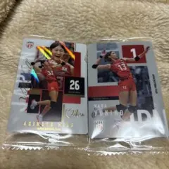 女子バレーウエハースカード