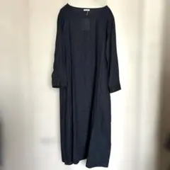 fog linen work リネンワンピース　ネイビー　新品タグ付き