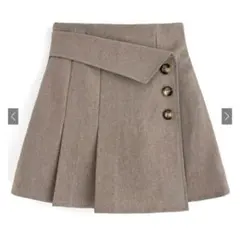 GRL インパン裏地付きアシンメトリーミニスカート[tu725]