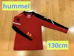 hummel 長袖プラクティスシャツ レッド 130cm ヒュンメル