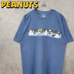 H☆ピーナッツ☆00s☆メキシコ製☆キャラT☆スヌーピー☆ウッド 