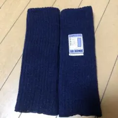 新品　紺&赤　レッグウォーマー