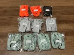 10足分まとめ売り シューレースコットン平型 くつひも 男女兼用 スニーカー