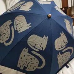 私の部屋 392 猫 キャット 柄 晴雨兼用折りたたみ傘 未使用のサムネイル