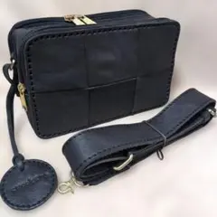 zucchero ショルダーバッグ レザー ブラックのサムネイル