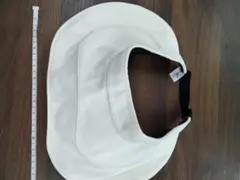 《UV対策に》BENEUNDER サンバイザー 白 レディース T-0032