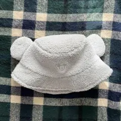 ミッキー　ボアバケットハット