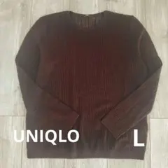 ユニクロ　メッシュクルーネックセーター