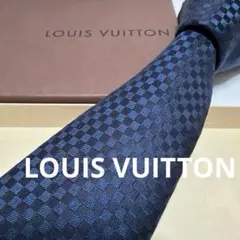 極美品 LOUIS VUITTON ルイヴィトン ネクタイ シルク モノグラム柄