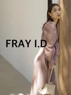 FRAY I.D オーガンスリーブスクエアニットワンピース