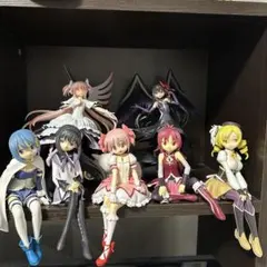 魔法少女まどか☆マギカ フィギュア台座 5点セット ダイヤ クリスタル
