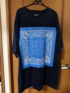 最終価格VANS バンダナ柄 Tシャツ Lサイズ ネイビー