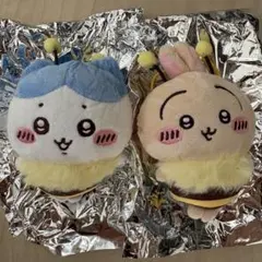 ハチさんぬいぐるみ マスコット ちいかわ ハチワレ うさぎ