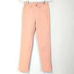 GUNZE ピンク ストレッチパンツ ハイウエスト スキニーパンツ スリムパンツ