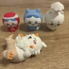 寄生 ちいかわ ハチワレ あのこ ソフビ4点セット