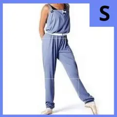 SweatsbyJoスウェッツオールインワン　ウォームアップウェアバレエS水色青のサムネイル