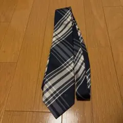 BLACK LABEL CRESTBRIDGE ネクタイ ネイビー系 チェック柄