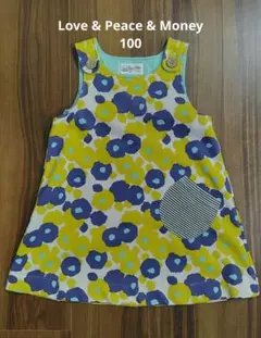 Love & Peace & Money ワンピース 100cmのサムネイル