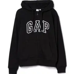 GAP ロゴ ジップアップパーカー黒 y2k