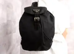 超美品●PRADA プラダ●三角ロゴプレート●ナイロン カーフ●リュックサックのサムネイル