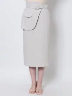 アシンメトリーペプラムスカートのサムネイル