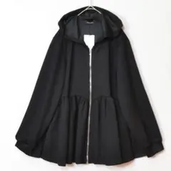 ジプソフィア ベイビーブルゾン ジャケット 黒 フリル Gypsohila