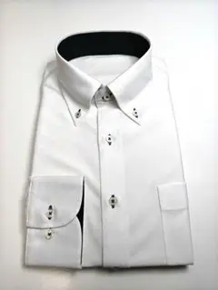 ノーアイロンシャツ L41-85 新品 ボタンダウン ストレッチ ニットシャツ